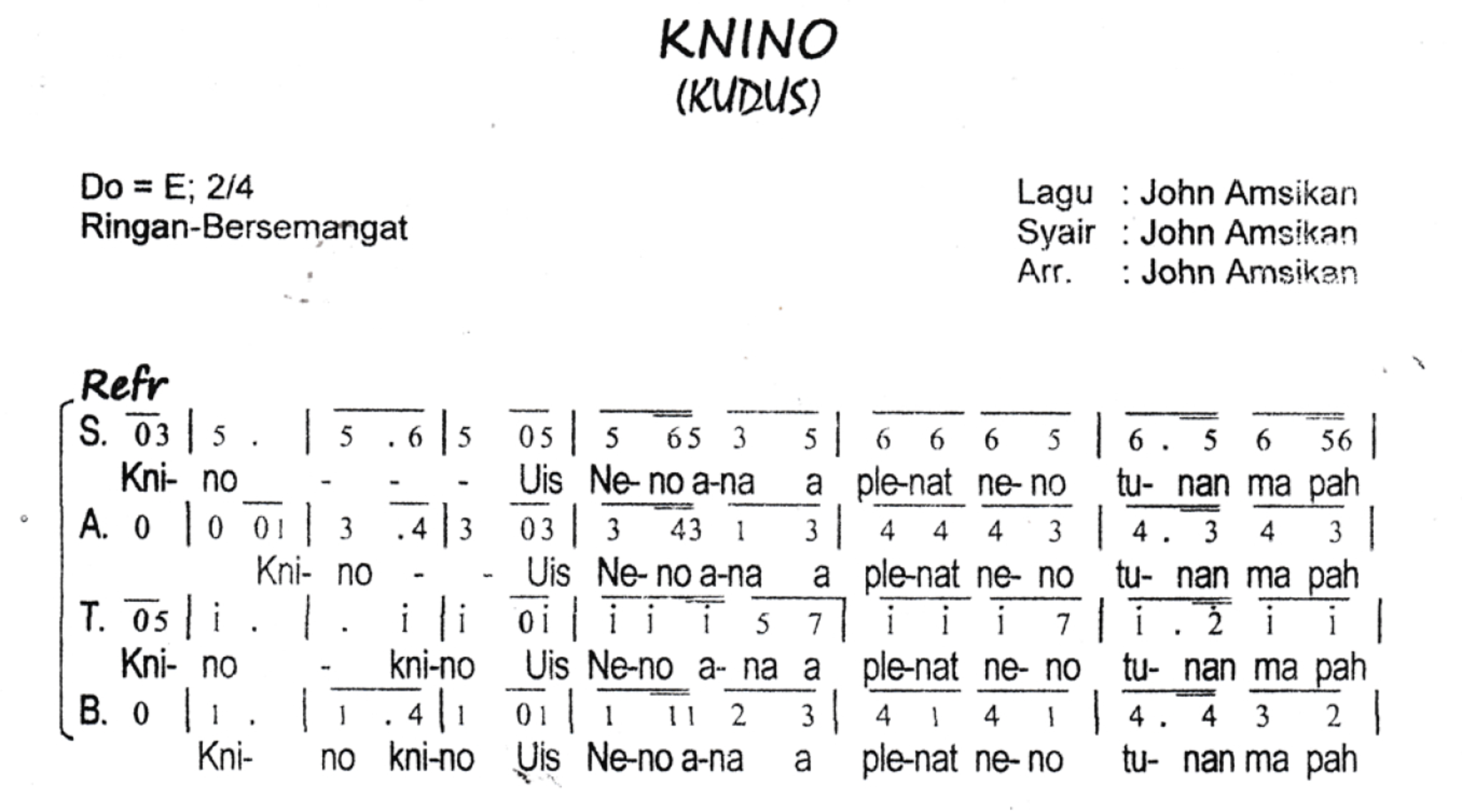 Knino - John Amsikan